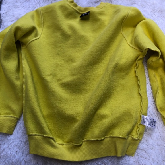 Stussy Yellow Crewneck Sweatshirt - Picture 8 of 11